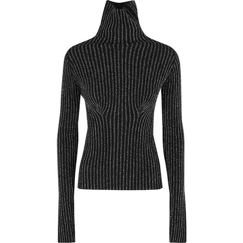 Sparkle Turtleneck Sweater , female, Sizes: S, M, XS - DES Phemmes - Modalova