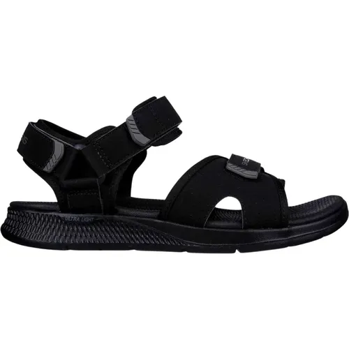 Flat Sandalen , Herren, Größe: 41 EU - Skechers - Modalova