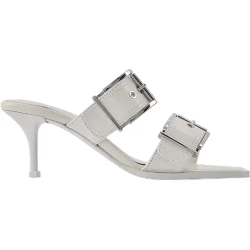 Pre-owned Leather sandals , female, Sizes: 6 UK - Alexander McQueen Pre-owned - Modalova