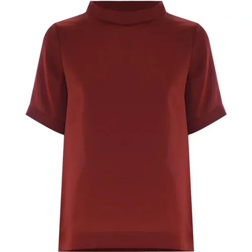 Minimalist High Neck Blouse , Damen, Größe: XL - Kocca - Modalova