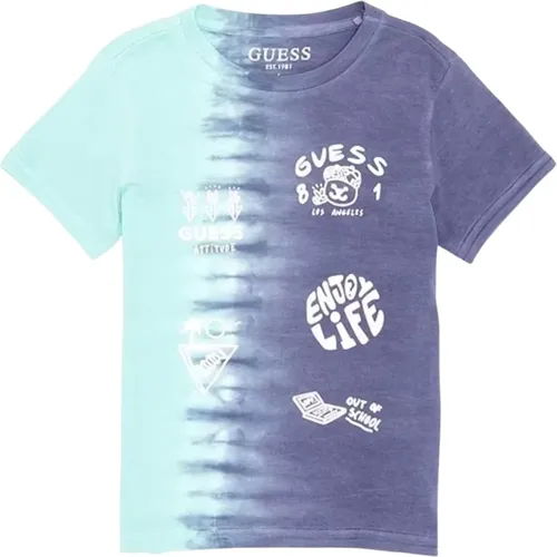 Tie-Dye Grafik T-Shirt Guess - Guess - Modalova