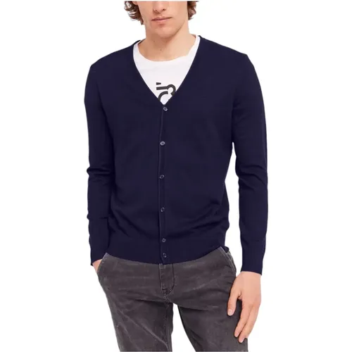 Stylischer Strick Cardigan Pullover , Herren, Größe: 2XL - Gaudi - Modalova