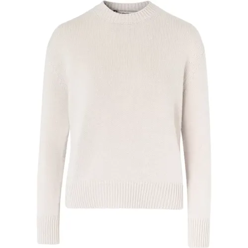 Irland Ecru Pullover , Damen, Größe: L - Max Mara - Modalova