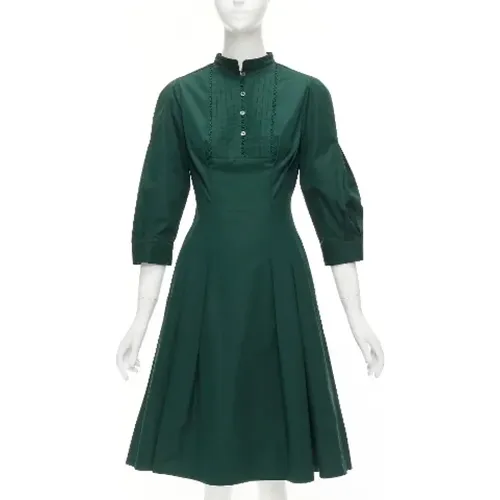 Pre-owned Cotton dresses , female, Sizes: XS - Oscar De La Renta Pre-owned - Modalova