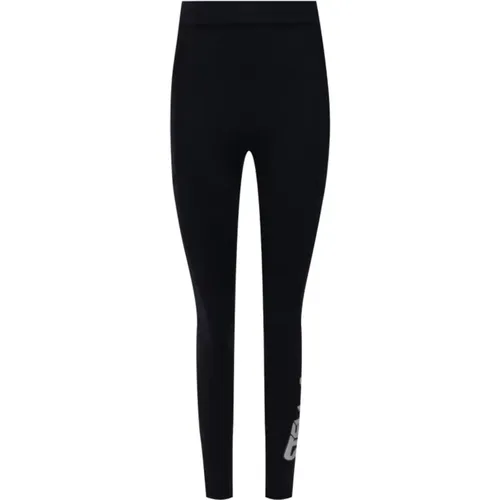 Sportleggings mit hohem Bund und Logo-Print , Damen, Größe: 2XS - Stella Mccartney - Modalova