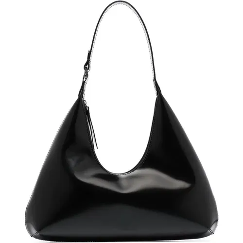 Amber leather handbag , female, Sizes: ONE SIZE - By FAR - Modalova