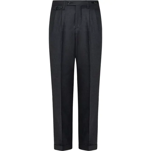 Grey Trousers Aw24 , male, Sizes: W40, W35, W38, W36, W34, W33, W31, W32 - Michael Coal - Modalova