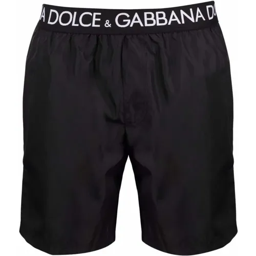 Schwarze Sea-Kleidung mit Stretch-Bund , Herren, Größe: M - Dolce & Gabbana - Modalova