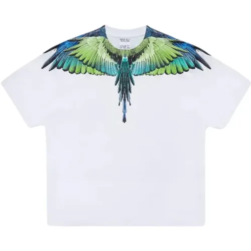 Wings Basic T-Shirt , Herren, Größe: M - Marcelo Burlon - Modalova