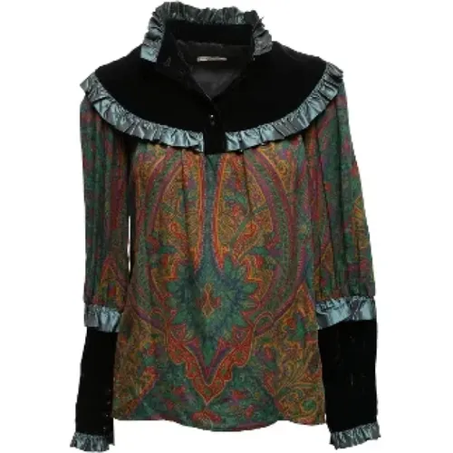 Pre-owned Velvet tops , female, Sizes: S - Yves Saint Laurent Vintage - Modalova