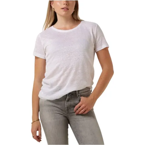 Peony O Neck Tee Damen Tops , Damen, Größe: L - Second Female - Modalova