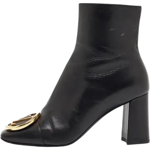 Pre-owned Leather boots , female, Sizes: 4 UK - Louis Vuitton Vintage - Modalova