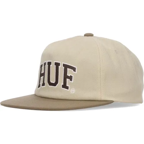 Flache Schirm Snapback Kappe Creme - HUF - Modalova