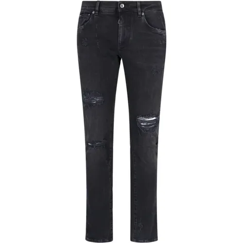 Jeans by Dolce Gabbana , male, Sizes: L, 2XL, M, XL, 3XL - Dolce & Gabbana - Modalova