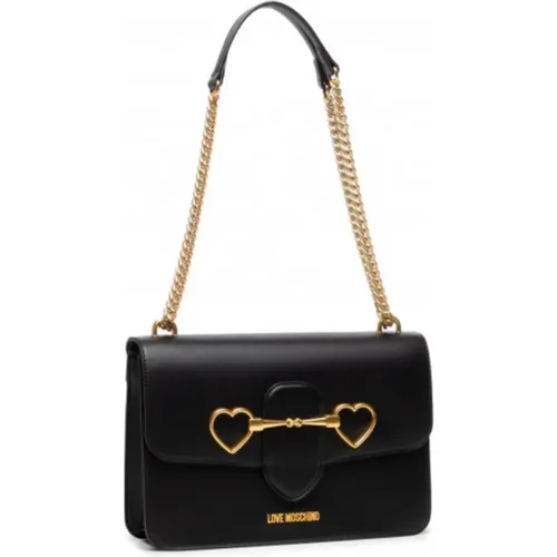 Borsa PU , female, Sizes: ONE SIZE - Love Moschino - Modalova