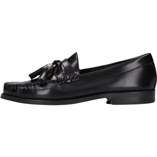 Schwarze Loafers mit Quasten , Damen, Größe: 37 EU - Inuovo - Modalova