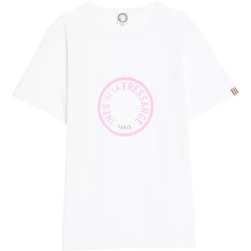 Oscar logo pink T-shirt , Damen, Größe: XL - Ines De La Fressange Paris - Modalova