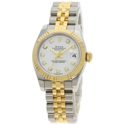 Pre-owned Stainless Steel watches , female, Sizes: ONE SIZE - Rolex Vintage - Modalova