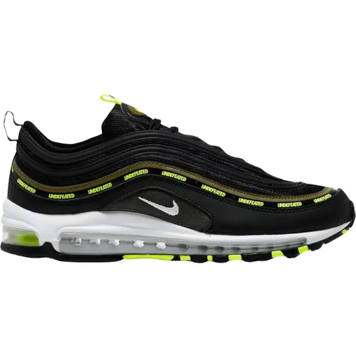 Limited Edition Air Max 97 Undefeated Volt , male, Sizes: 9 UK, 2 1/2 UK, 11 1/2 UK, 6 1/2 UK, 6 UK, 5 UK, 12 UK, 10 1/2 UK, 4 UK, 13 UK, 4 1/2 UK, 10 - Nike - Modalova