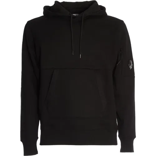 Schwarzer Kapuzenpullover Aw24 , Herren, Größe: L - C.P. Company - Modalova