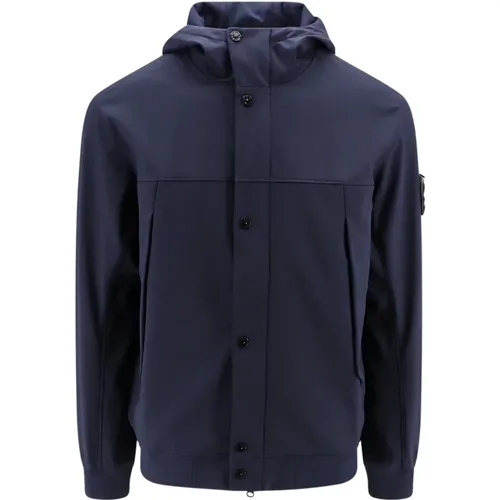 Hooded Zip-Up Jacket , male, Sizes: S, 2XL, L - Stone Island - Modalova