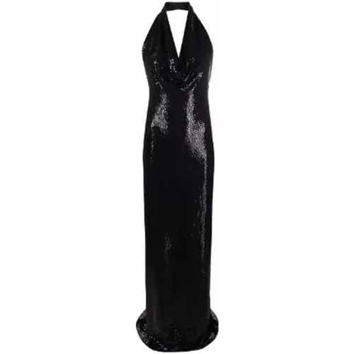 Sequin-Embellished Long Dress , female, Sizes: M, S, L - Blanca Vita - Modalova