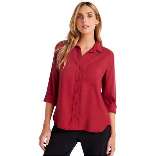 Knopfleiste Tencel Bluse , Damen, Größe: S - Bella Dahl - Modalova