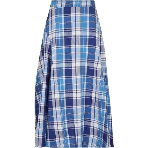 Women's Clothing Skirts Blue Ss24 , female, Sizes: 2XS - Ralph Lauren - Modalova
