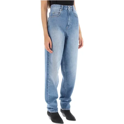 Loose-fit Jeans,Lockere Jeans mit schmalem Schnitt - Isabel Marant Étoile - Modalova