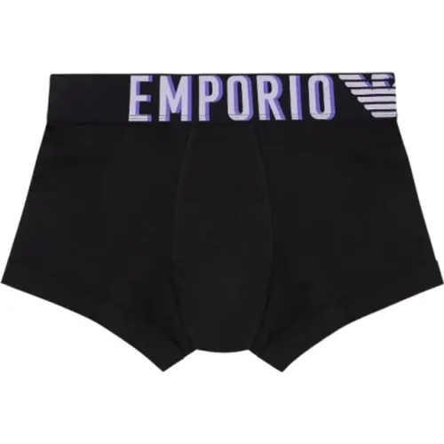 Contrast Logo Boxer Shorts , male, Sizes: L, XL, M - Emporio Armani - Modalova