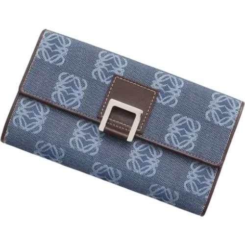 Pre-owned Canvas wallets , female, Sizes: ONE SIZE - Loewe Pre-owned - Modalova