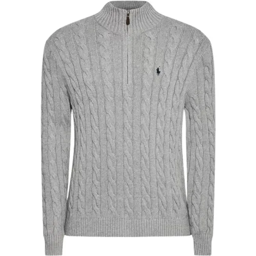 Grauer Woll-Kaschmir-Sweatshirt - Polo Ralph Lauren - Modalova