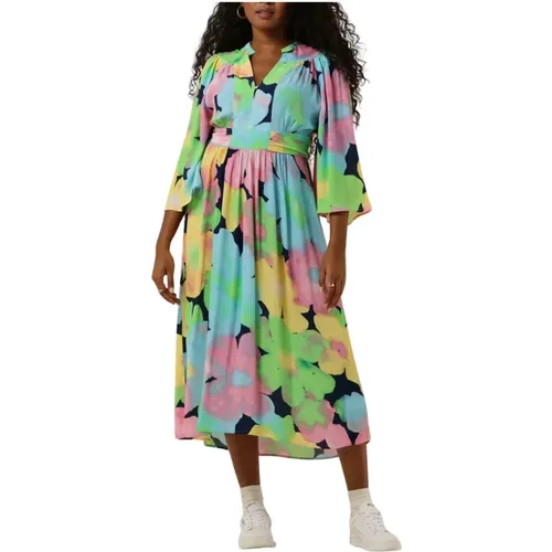 Cherry Blossom Maxi Kleid , Damen, Größe: S - Pom Amsterdam - Modalova