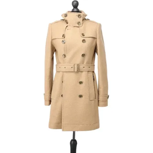 Pre-owned Wool outerwear , female, Sizes: XL - Burberry Vintage - Modalova