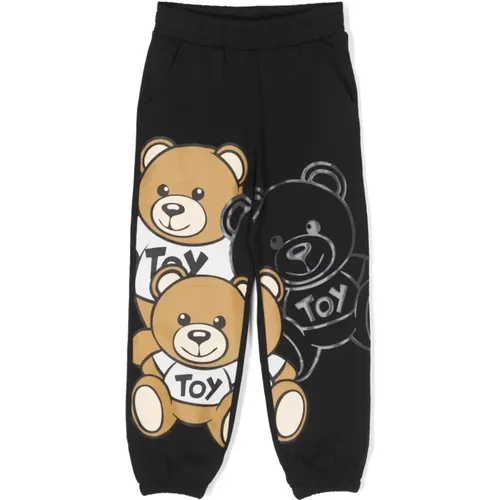 Joggerhose mit Teddybär-Print - Moschino - Modalova