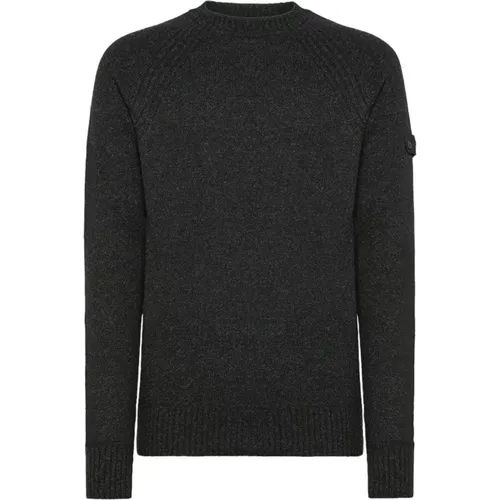 Schwarze Pullover für Männer , Herren, Größe: M - Peuterey - Modalova