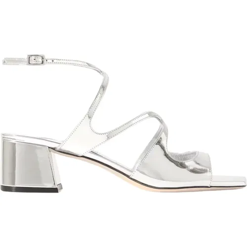 Silver Sandals for Women , female, Sizes: 3 1/2 UK, 4 UK - Jimmy Choo - Modalova