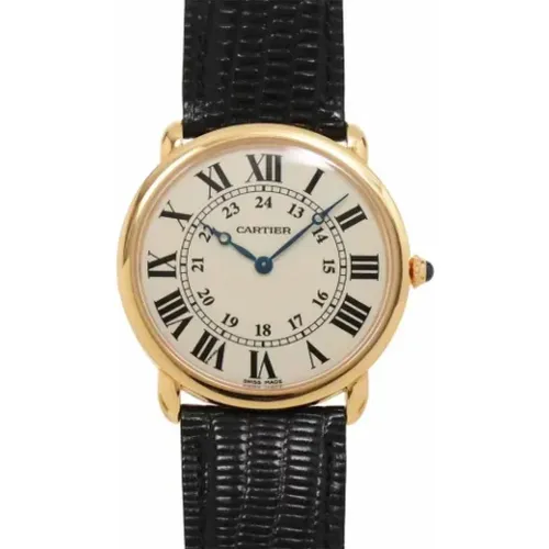 Pre-owned Rose Gold watches , male, Sizes: ONE SIZE - Cartier Vintage - Modalova