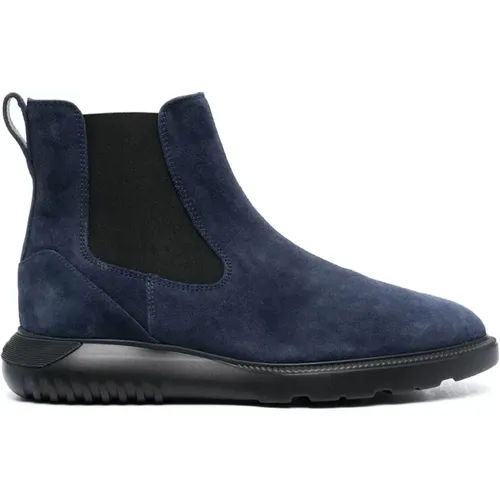 Stylish Men`s Ankle Boots , male, Sizes: 6 UK, 10 UK, 6 1/2 UK - Hogan - Modalova