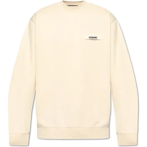 Sweatshirt mit Logo , Herren, Größe: XL - Jacquemus - Modalova