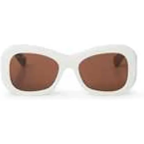 Off , Brown Sunglasses for Women , female, Sizes: 54 MM - Off White - Modalova