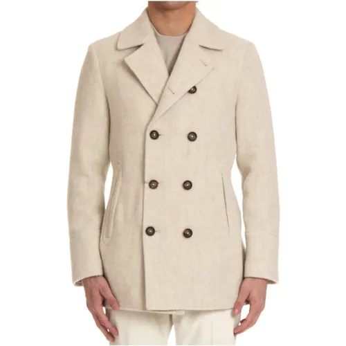 Double-Breasted Coat , male, Sizes: M, XL, L - Eleventy - Modalova