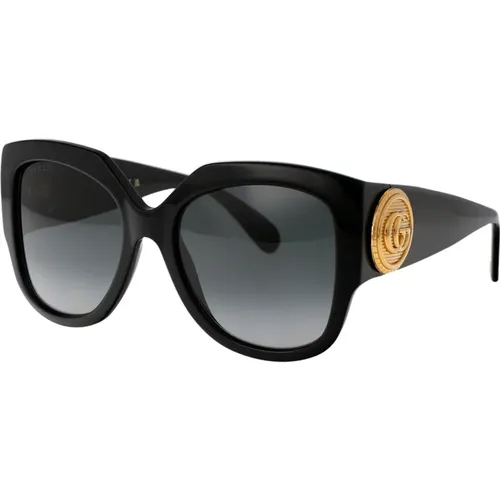 Stylische Sonnenbrille GG1407S,Quadratische Sonnenbrille mit Le Bouton-Detail - Gucci - Modalova