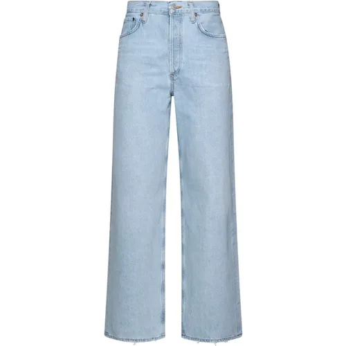 Stylish Denim Jeans , female, Sizes: W26, W27, W24, W25 - Agolde - Modalova