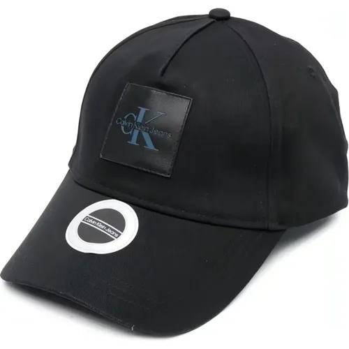 Tagged cap , male, Sizes: ONE SIZE - Calvin Klein Jeans - Modalova