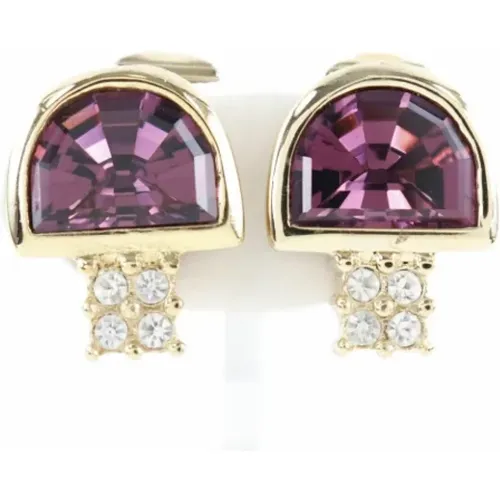 Pre-owned Metal earrings , female, Sizes: ONE SIZE - Dior Vintage - Modalova