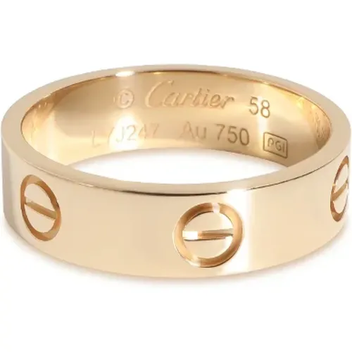 Pre-owned Metal rings , female, Sizes: ONE SIZE - Cartier Vintage - Modalova