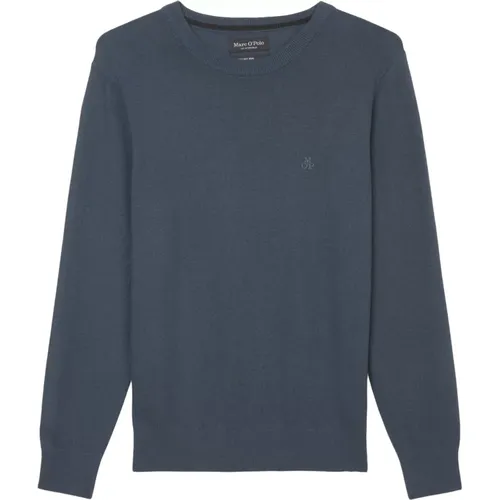 Klassischer Regular Fit Wollpullover , Herren, Größe: L - Marc O'Polo - Modalova