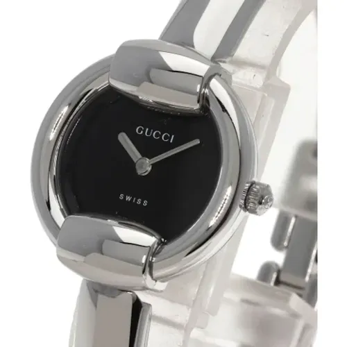 Pre-owned Stainless Steel watches , female, Sizes: ONE SIZE - Gucci Vintage - Modalova