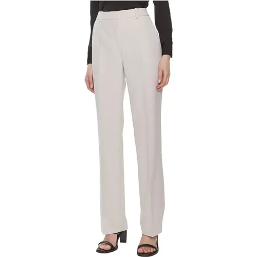 Elegant Grey Trousers , female, Sizes: XS, M, L, S - Calvin Klein - Modalova